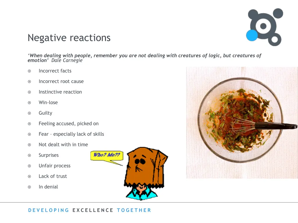 negative reactions