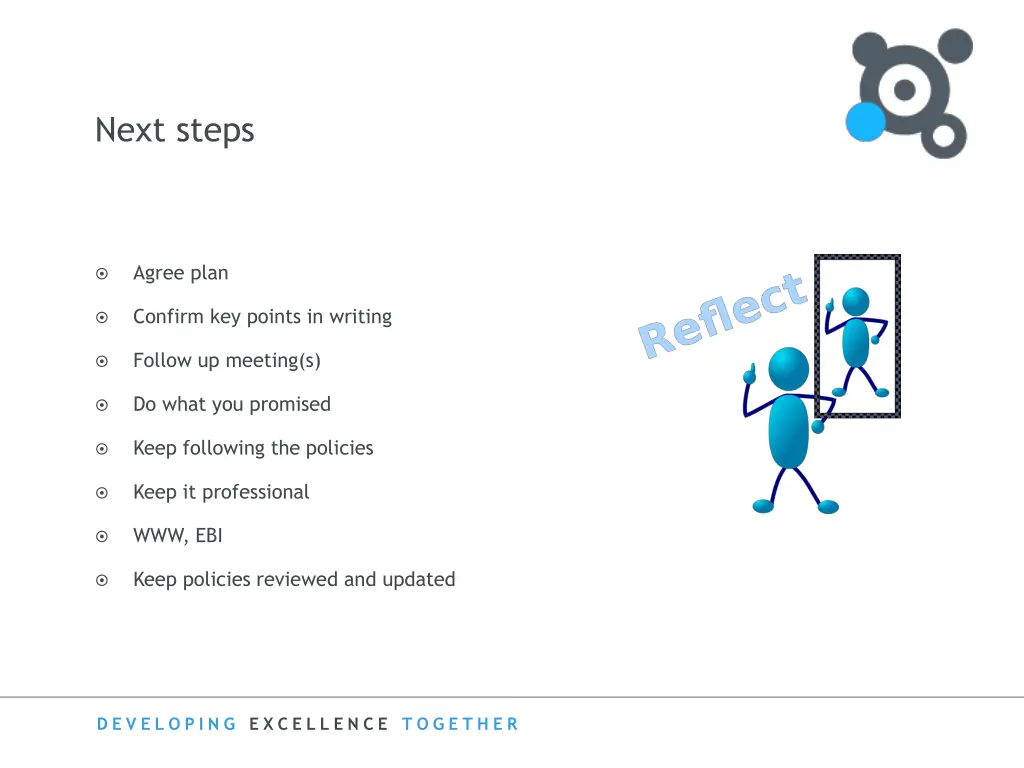 next steps