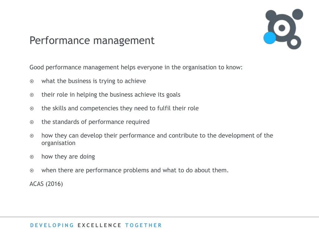 performance management
