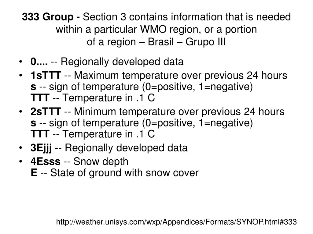 333 group section 3 contains information that