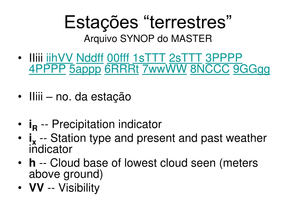 esta es terrestres arquivo synop do master
