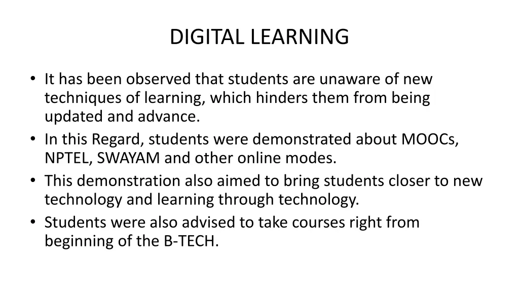 digital learning