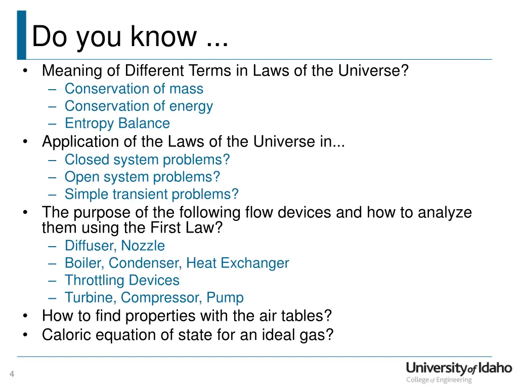 do you know