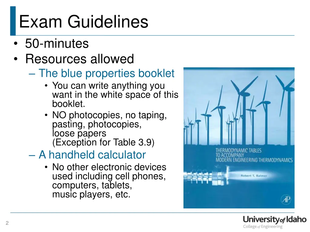 exam guidelines 50 minutes resources allowed