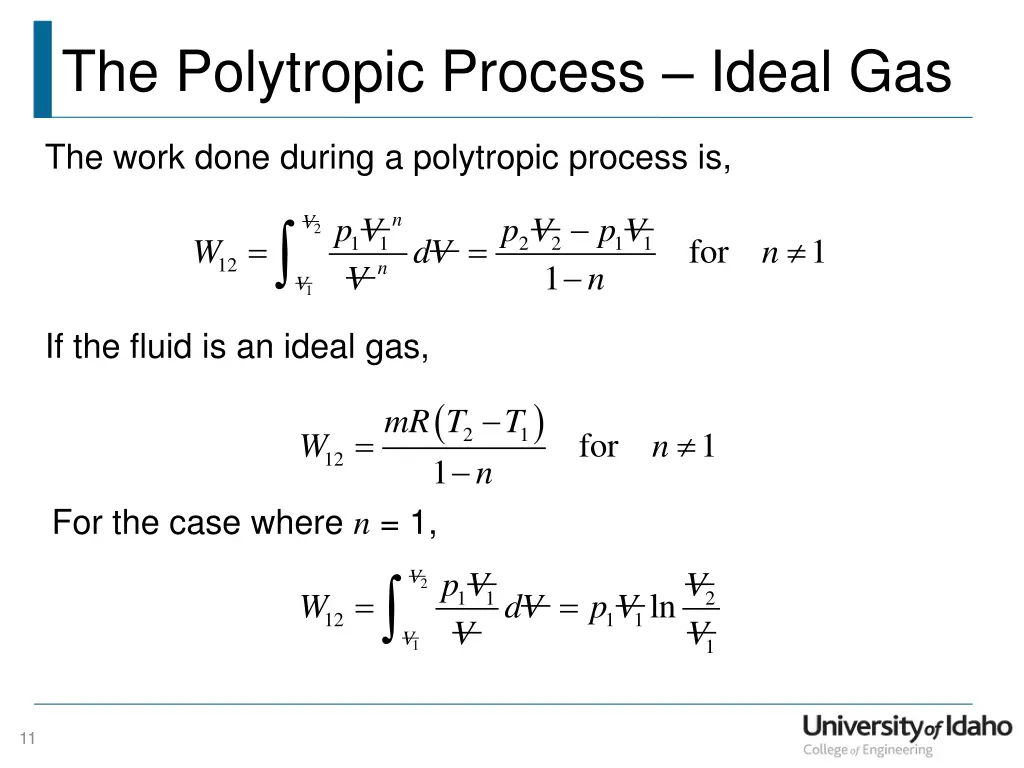 the polytropic process ideal gas 1