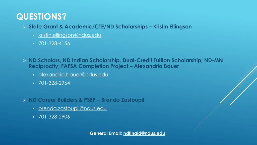 questions state grant academic