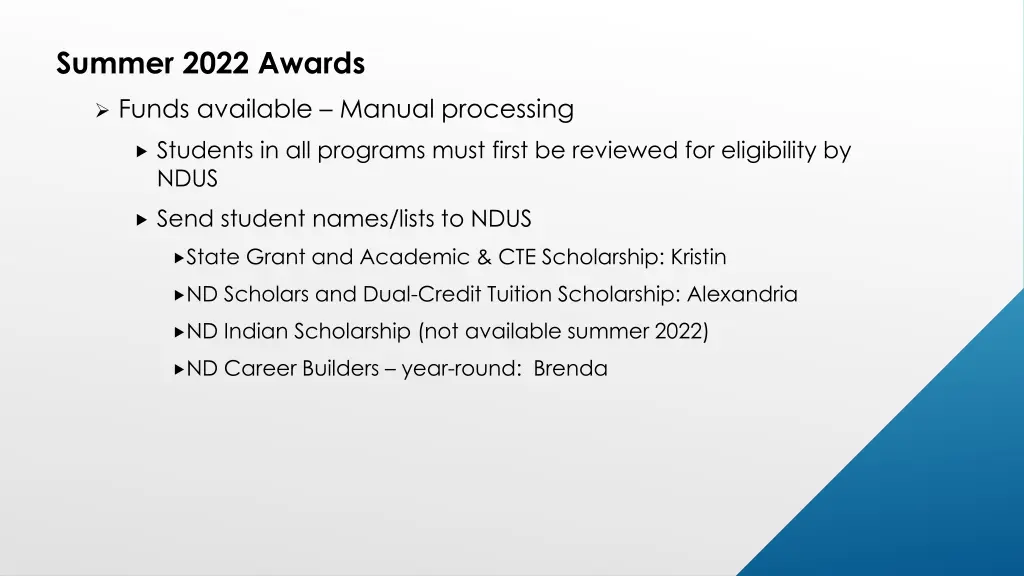 summer 2022 awards