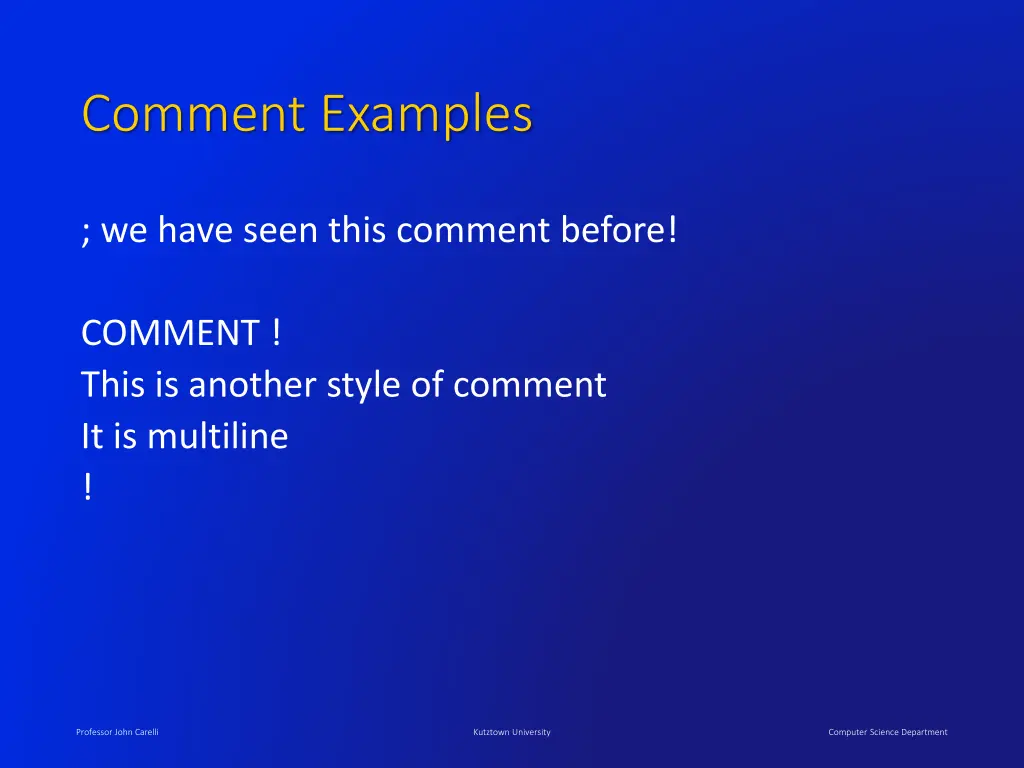 comment examples