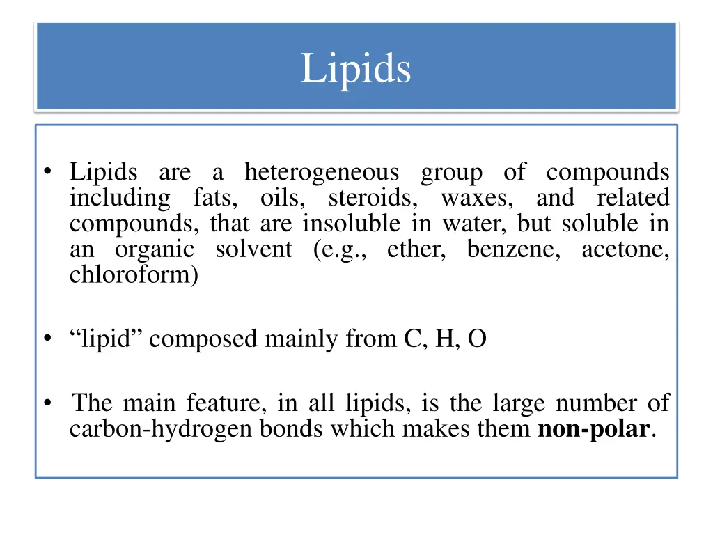 lipids