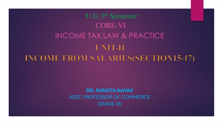 u g 3 rd semester core vi