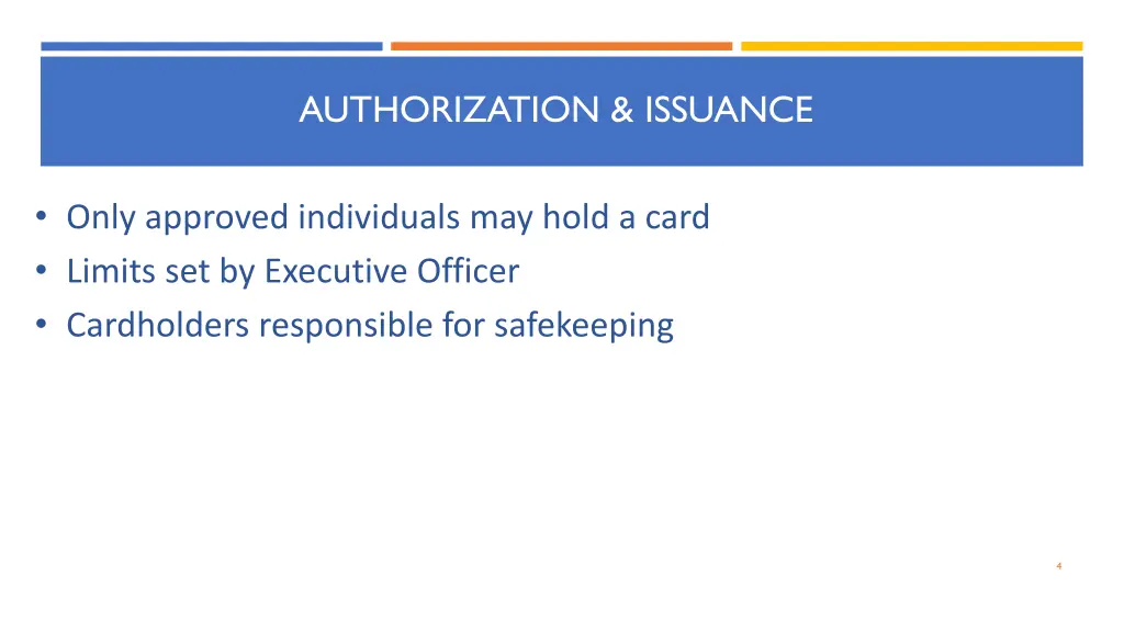 authorization issuance