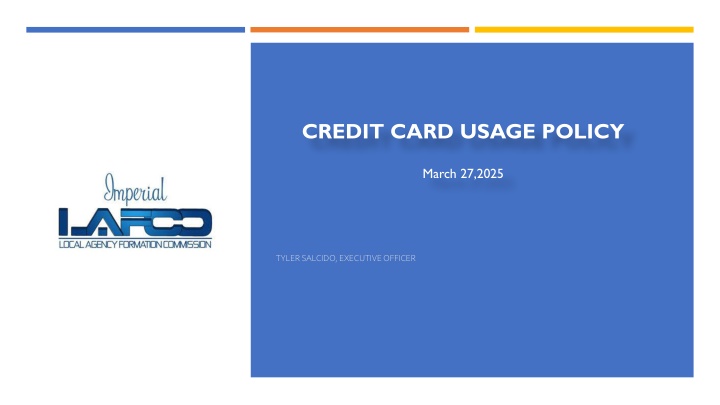 credit card usage policy