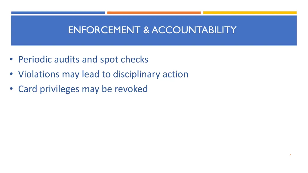 enforcement accountability