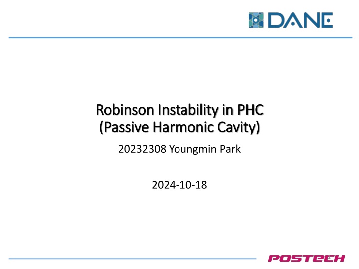 robinson instability in phc robinson instability