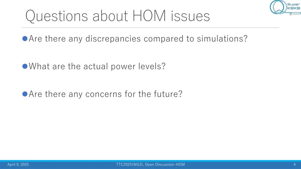 questions about hom issues