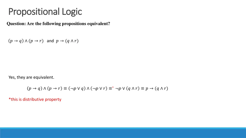 propositional logic propositional logic