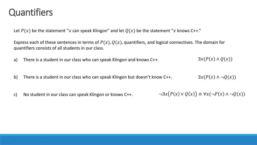 quantifiers quantifiers
