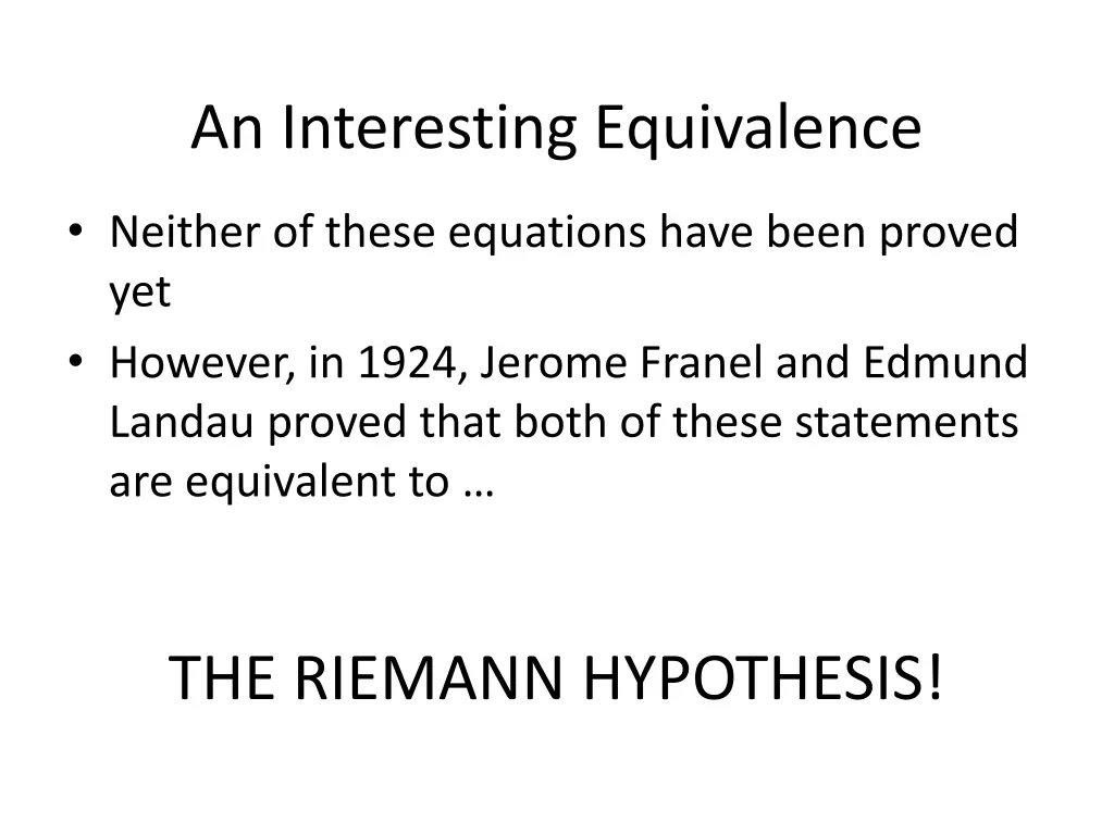 an interesting equivalence 2