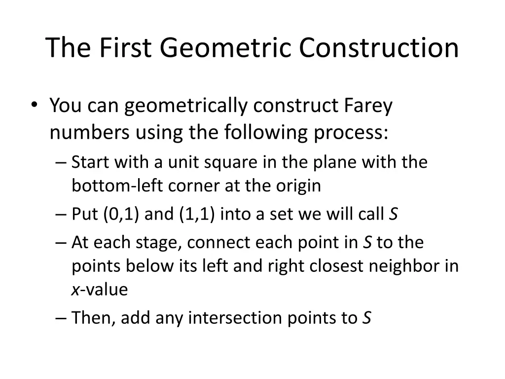 the first geometric construction
