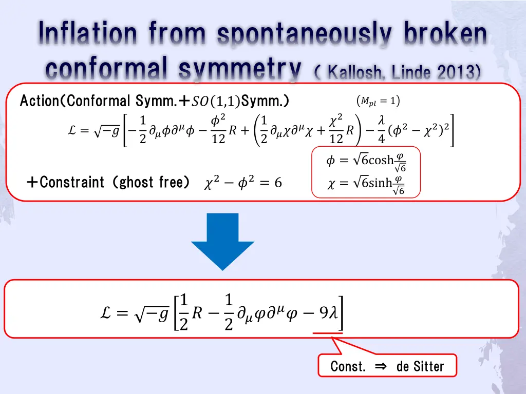 inflation from spontaneously broken conformal