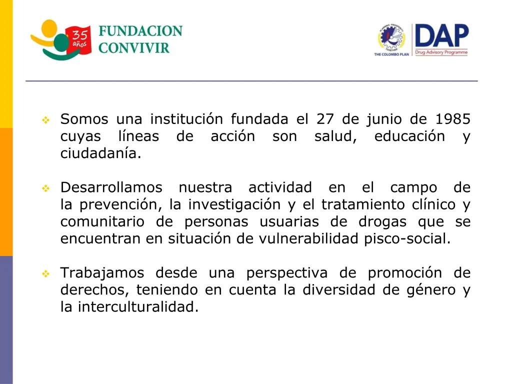somos una instituci n fundada el 27 de junio