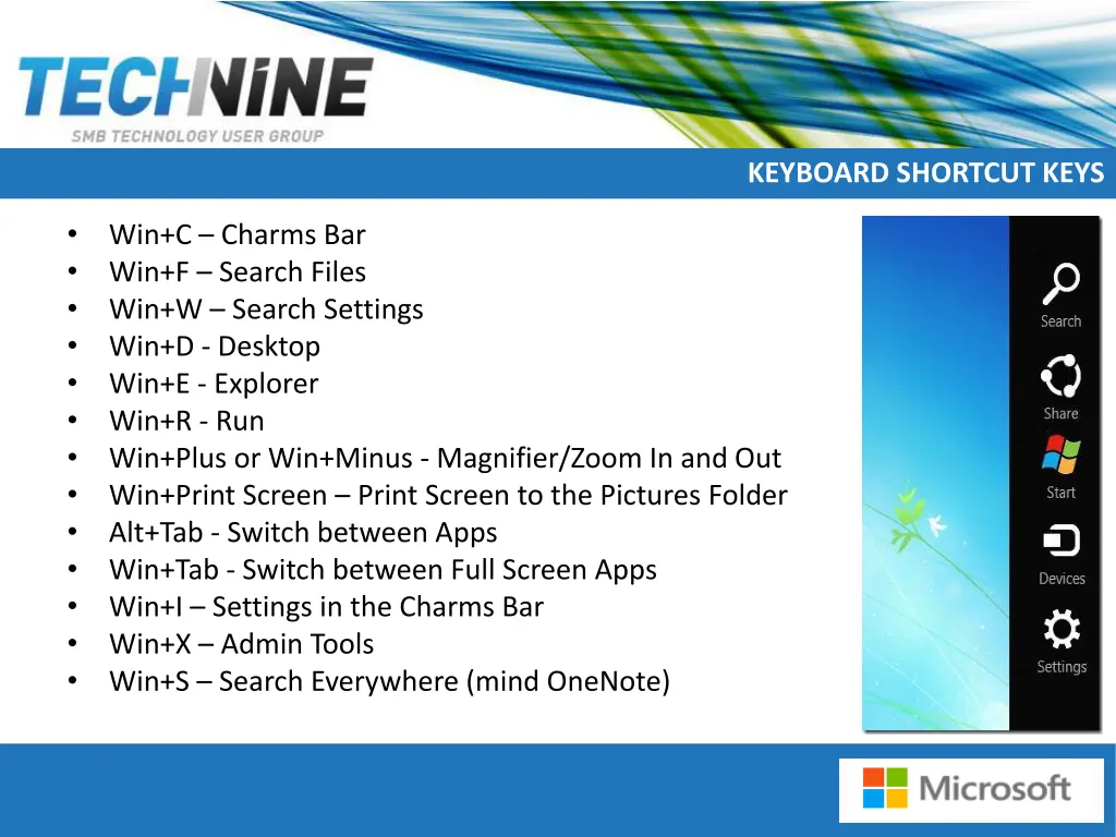keyboard shortcut keys