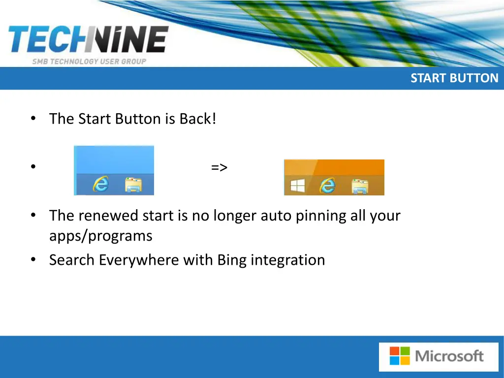 start button