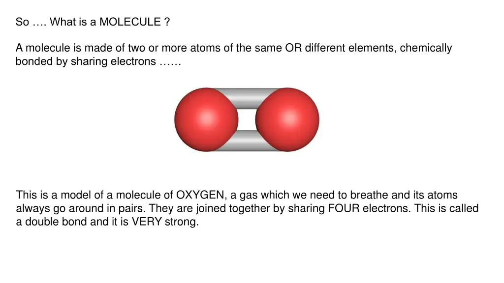 so what is a molecule 1