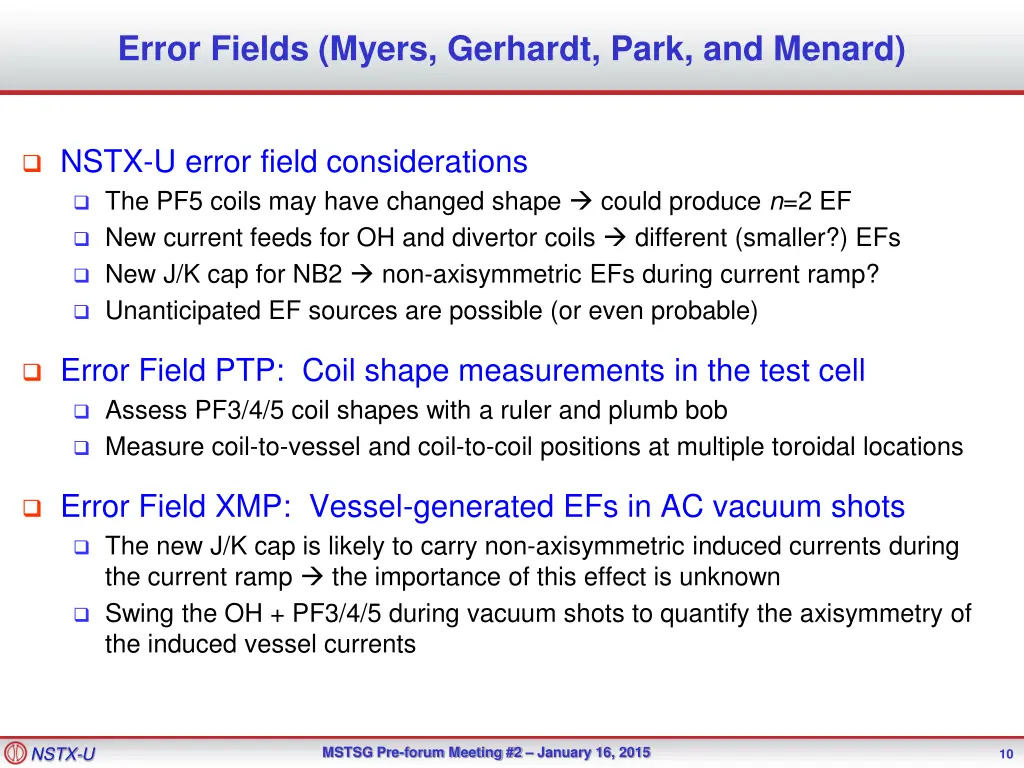 error fields myers gerhardt park and menard
