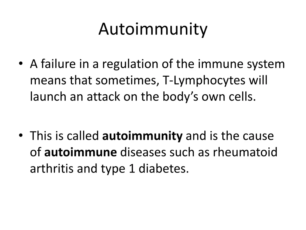 autoimmunity
