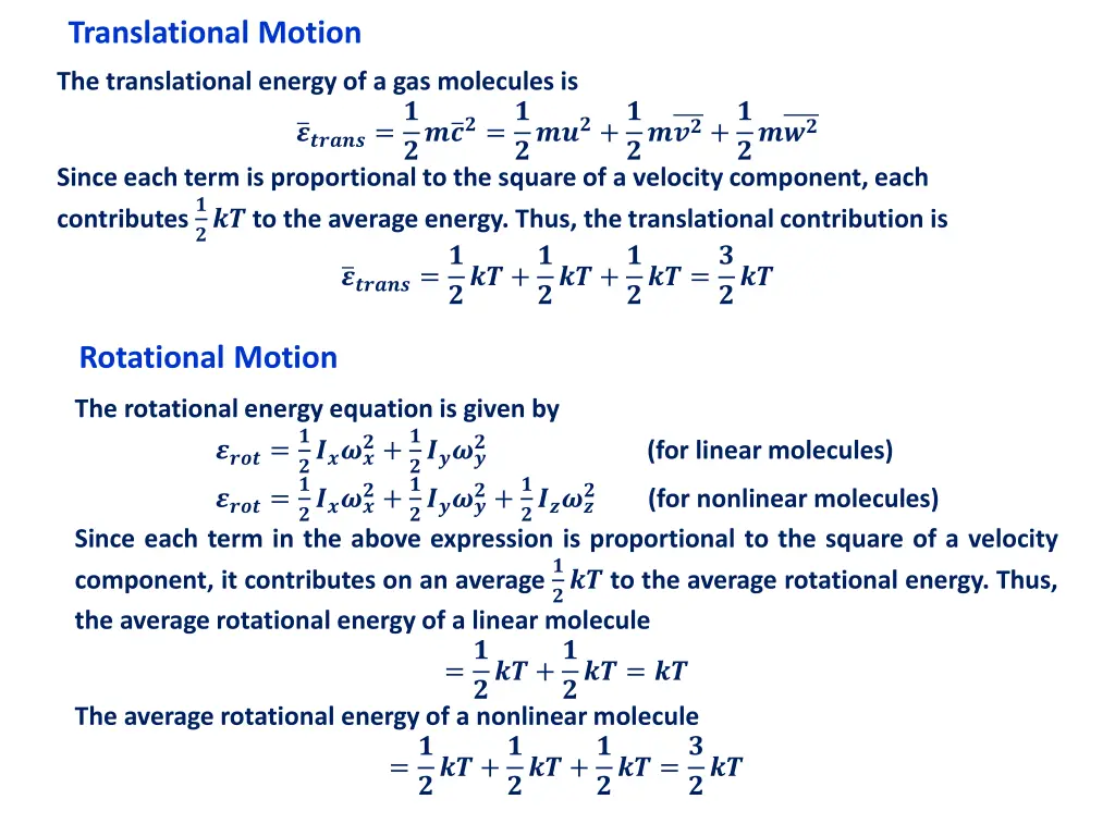 translational motion