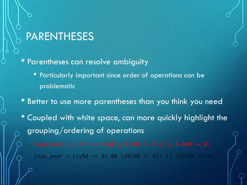 parentheses 1