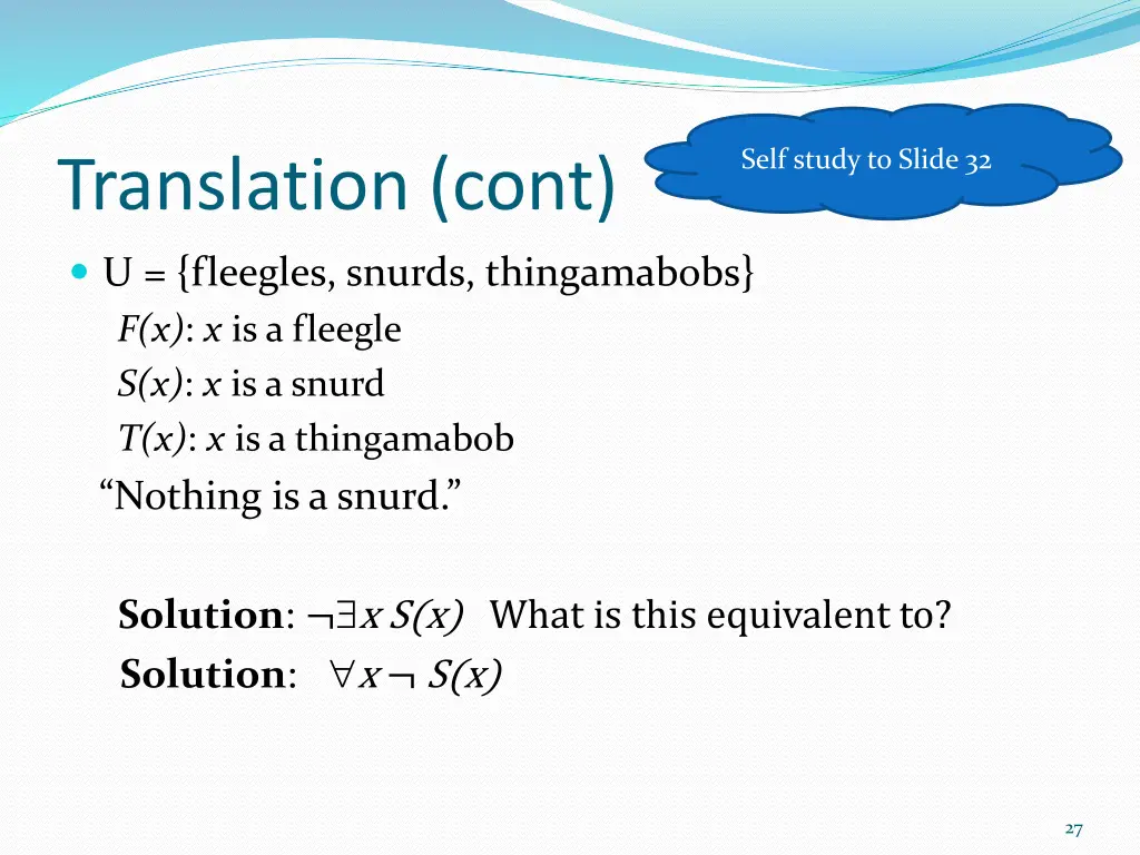 self study to slide 32