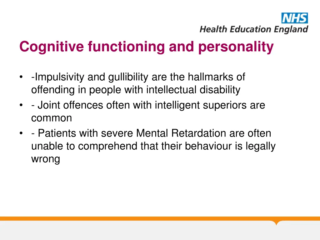cognitive functioning and personality 1