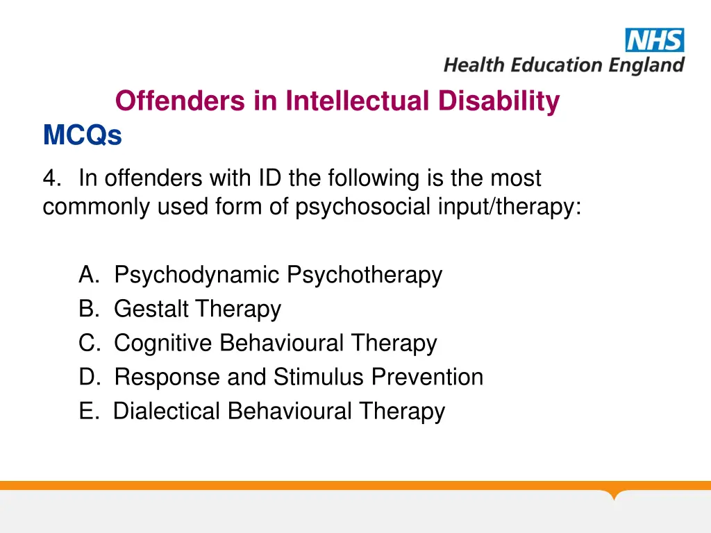 offenders in intellectual disability mcqs 1