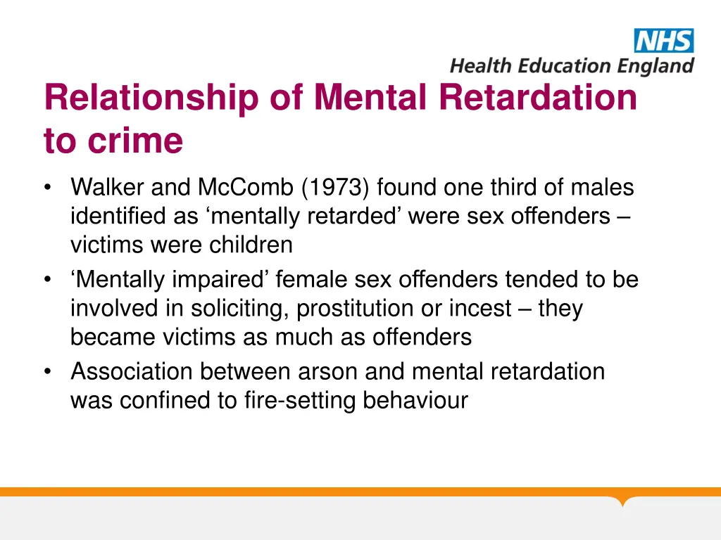 relationship of mental retardation to crime 2