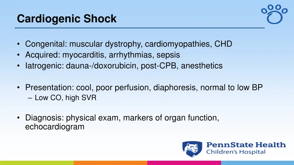 cardiogenic shock