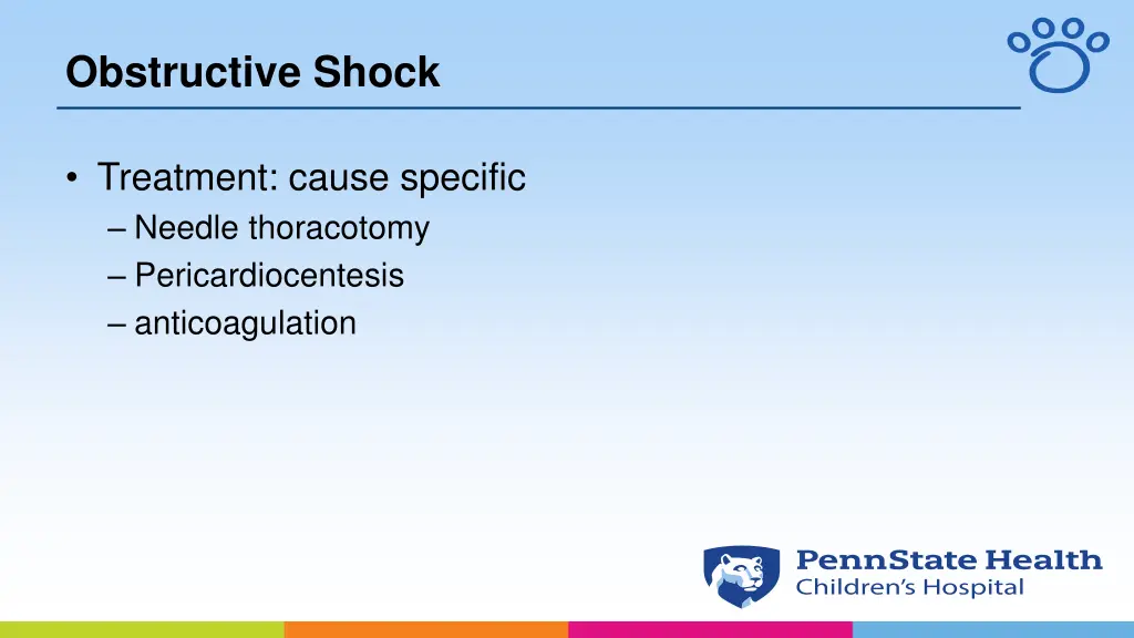obstructive shock 1