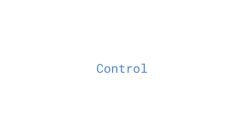 control