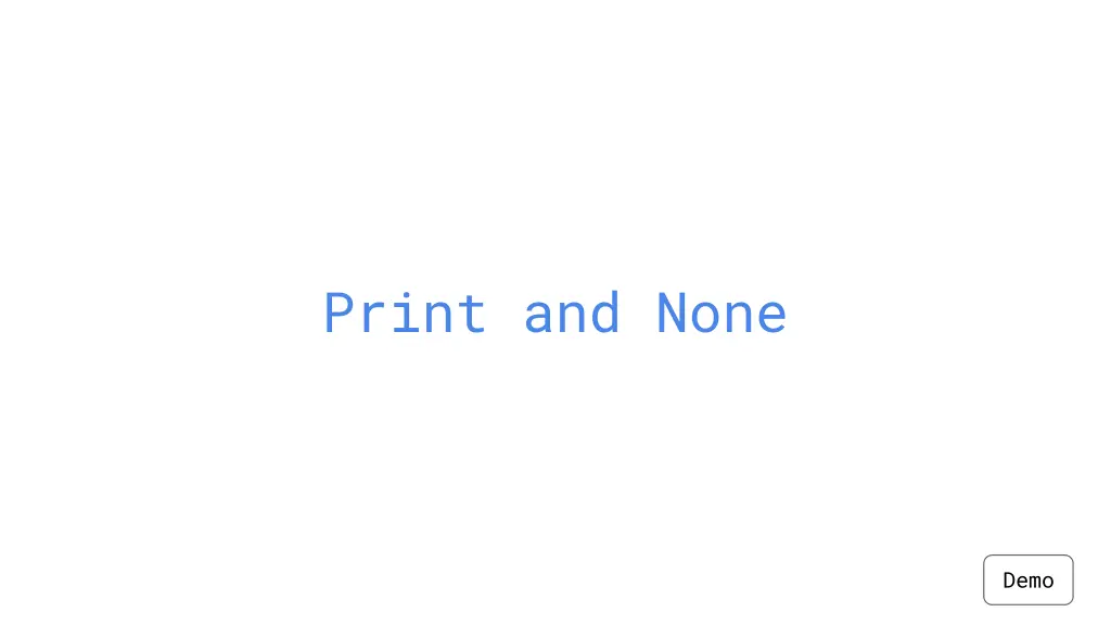 print and none