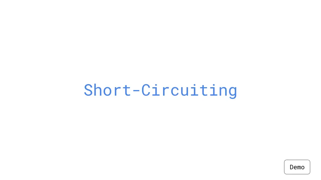short circuiting