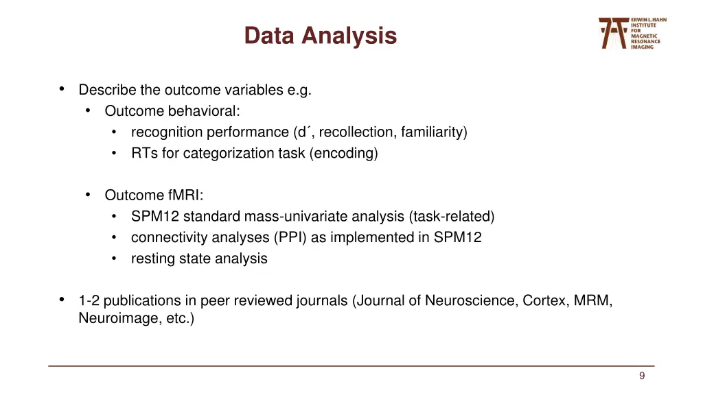 data analysis
