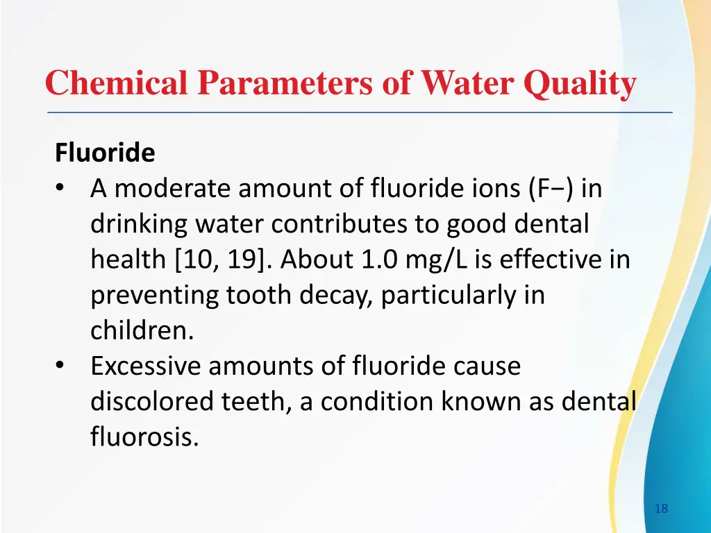 chemical parameters of water quality 5