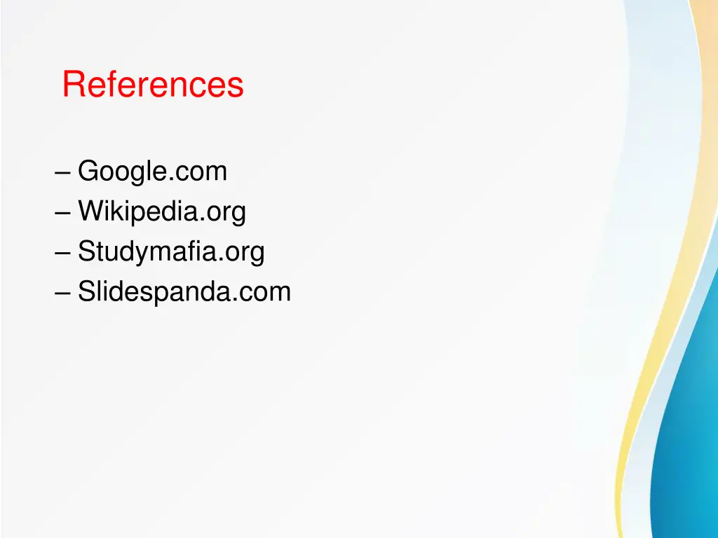 references
