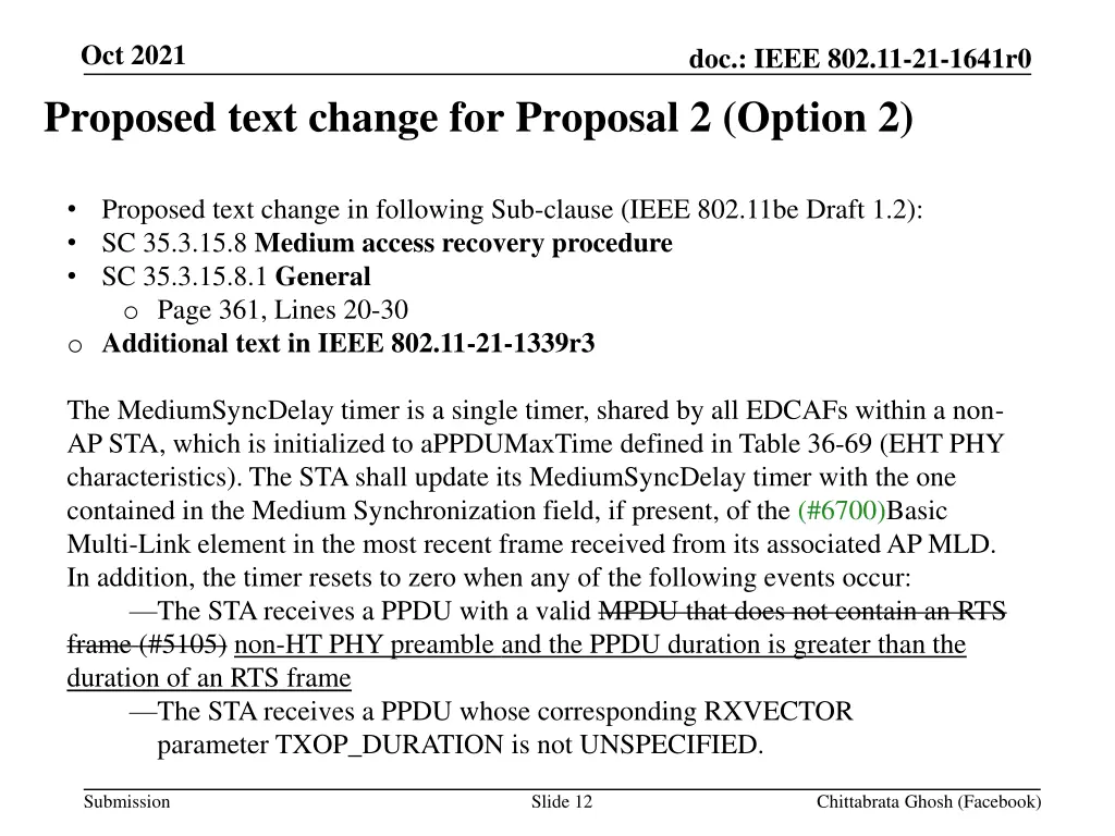 oct 2021 proposed text change for proposal 3