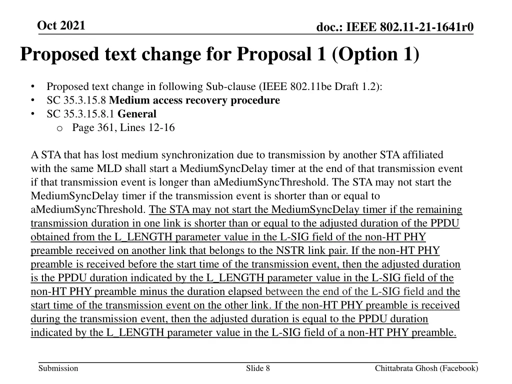 oct 2021 proposed text change for proposal