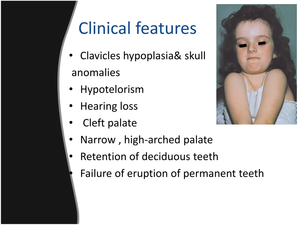 clinical features