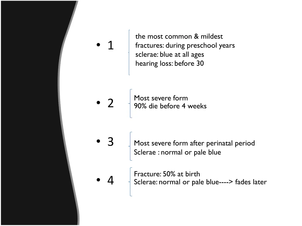 the most common mildest fractures during