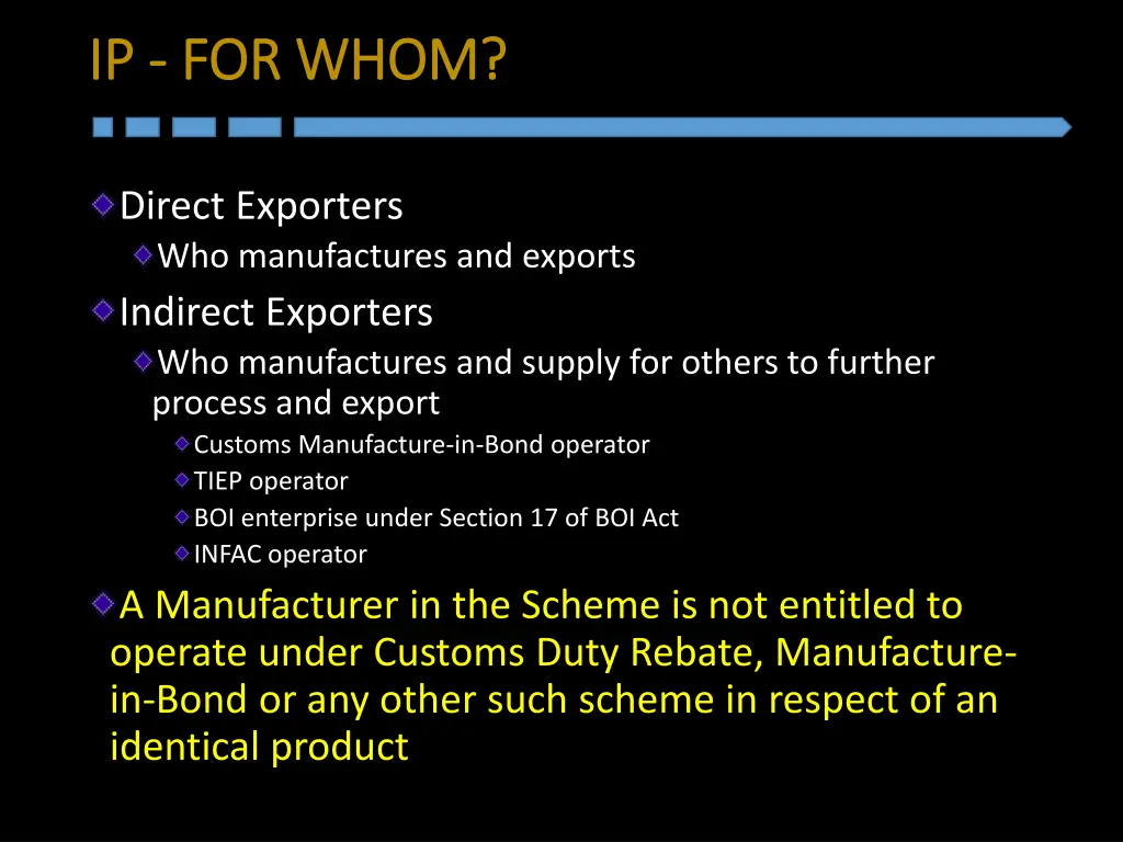 ip ip for whom for whom
