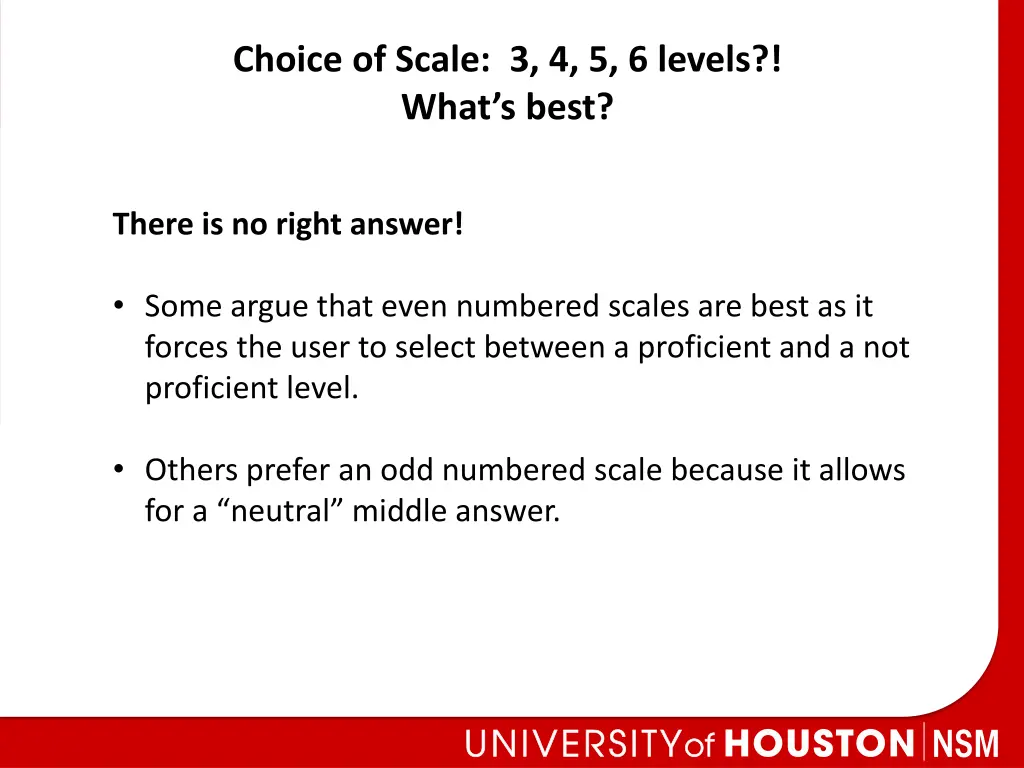 choice of scale 3 4 5 6 levels what s best 1